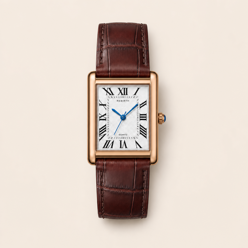 Reloj Trevisso Marrón Clásico, vista frontal