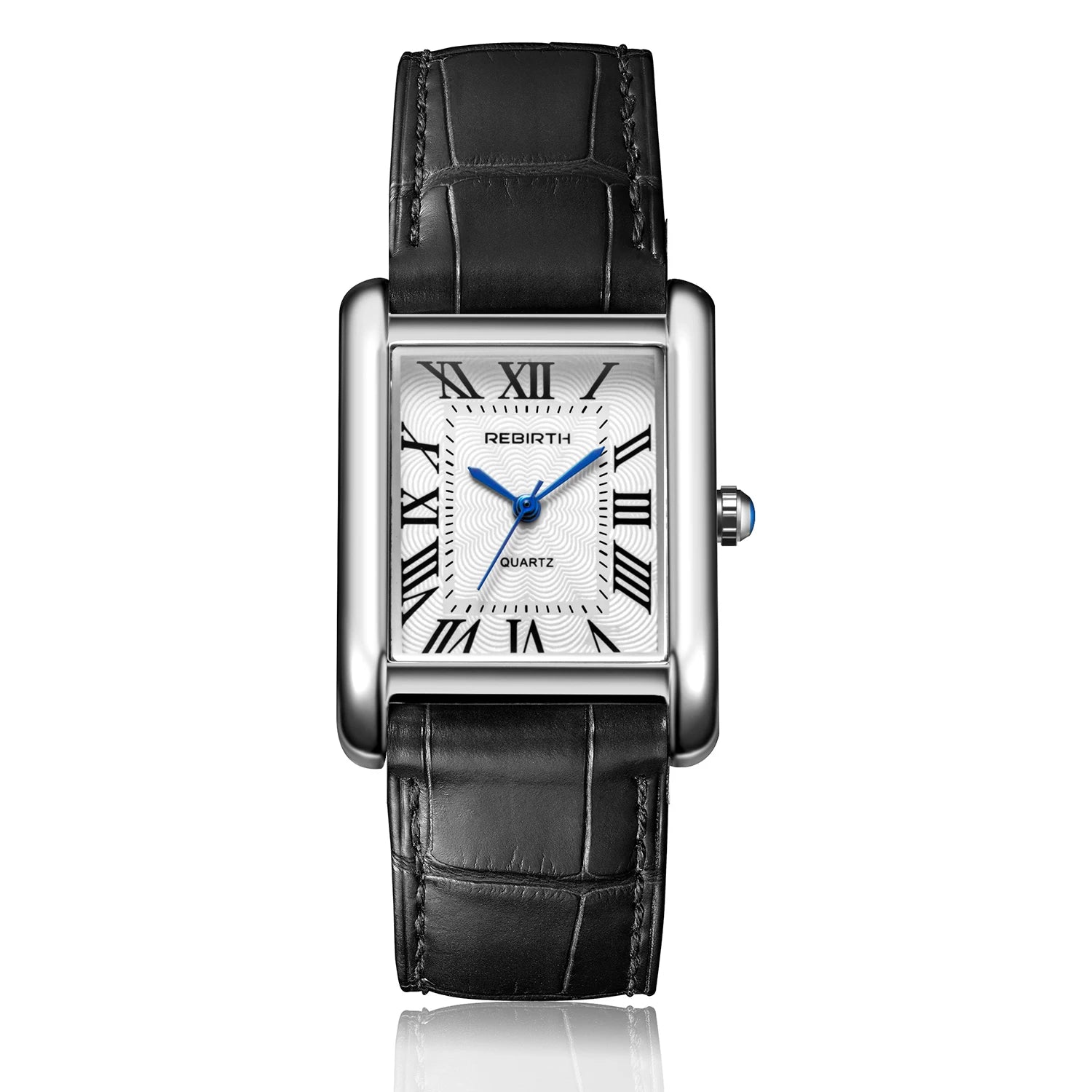 Reloj Trevisso — Caja Cuadrada, Números Romanos y Correa de Piel Genuina