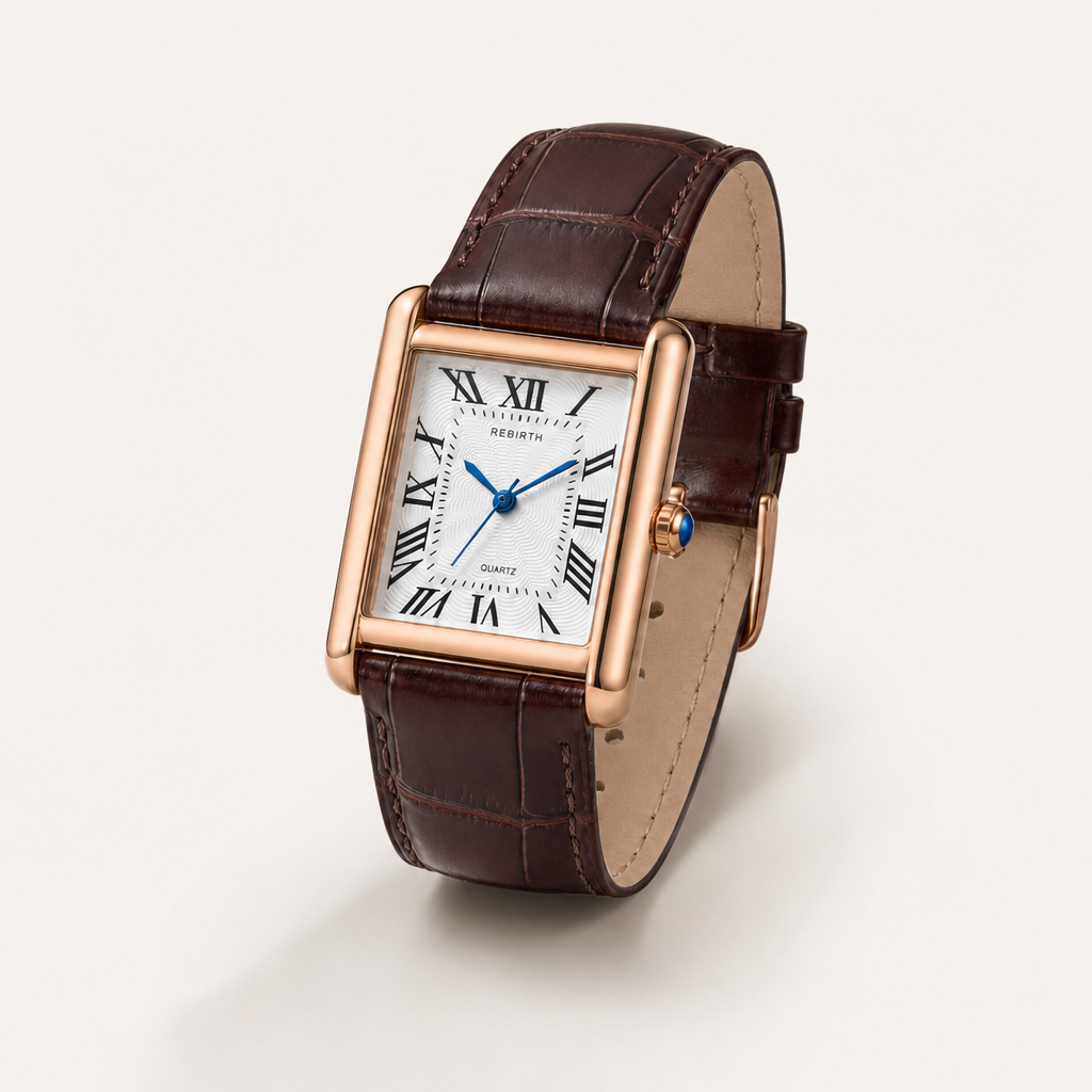 Reloj Trevisso Marrón Clásico, ángulo tres cuartos