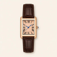 Reloj Trevisso Marrón Champán, vista frontal
