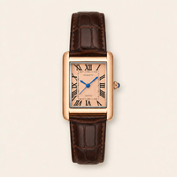 Reloj Trevisso Marrón Champán, vista frontal