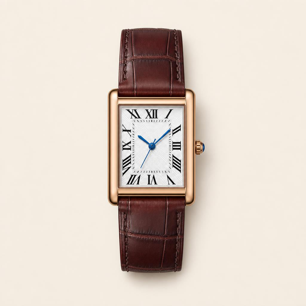 Reloj Trevisso Marrón Clásico, vista frontal
