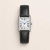 Reloj Trevisso Negro Plata, vista frontal